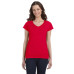 Ladies' SoftStyle® 4.5 oz. Fitted V-Neck T-Shirt