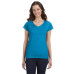 Ladies' SoftStyle® 4.5 oz. Fitted V-Neck T-Shirt