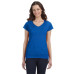 Ladies' SoftStyle® 4.5 oz. Fitted V-Neck T-Shirt