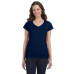 Ladies' SoftStyle® 4.5 oz. Fitted V-Neck T-Shirt