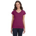 Ladies' SoftStyle® 4.5 oz. Fitted V-Neck T-Shirt