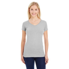 Ladies' Glitter V-Neck T-Shirt