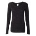 Ladies' Glitter Long-Sleeve T-Shirt