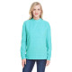 Ladies' Weekend French Terry Mock Neck Crew