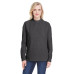 Ladies' Weekend French Terry Mock Neck Crew