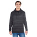 Adult Odyssey Striped Poly Fleece Pullover Hood