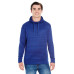 Adult Odyssey Striped Poly Fleece Pullover Hood