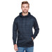Adult Odyssey Striped Poly Fleece Pullover Hood