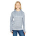 Ladies' Odyssey Striped Poly Fleece Lapover Hood