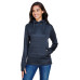 Ladies' Odyssey Striped Poly Fleece Lapover Hood