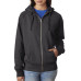 Ladies' Glitter French Terry Contrast Full-Zip Hood