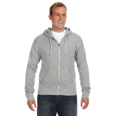 Adult Triblend Full-Zip Fleece Hood