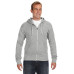 Adult Triblend Full-Zip Fleece Hood