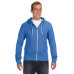 Adult Triblend Full-Zip Fleece Hood