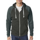 Adult Triblend Colorblock Full-Zip Fleece Hood