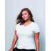Ladies' JMS 4.5 oz., 100% Ringspun Cotton V-Neck T-Shirt
