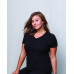Ladies' JMS 4.5 oz., 100% Ringspun Cotton V-Neck T-Shirt