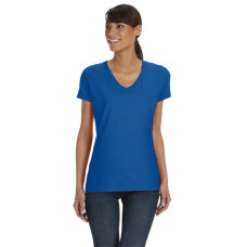 Ladies' 5 oz. HD Cotton™ V-Neck T-Shirt