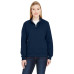 Ladies' 7.2 oz. Sofspun® Quarter-Zip Sweatshirt