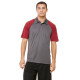 Unisex Performance Three-Button Raglan Polo
