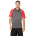 Unisex Performance Three-Button Raglan Polo