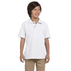 Youth 6 oz. Ringspun Cotton Piqué Short-Sleeve Polo