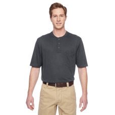 Adult Short-Sleeve Performance Henley