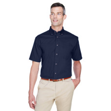 Men's Easy Blend™ Short-Sleeve Twill Shirt with Stain-Release