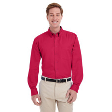 Men's Foundation 100% Cotton Long-Sleeve Twill Shirt with Teflon™