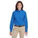 Ladies' Foundation 100% Cotton Long-Sleeve Twill Shirt with Teflon™