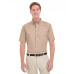 Men's Foundation 100% Cotton Short-Sleeve Twill Shirt with Teflon™