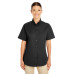 Ladies' Foundation 100% Cotton Short-Sleeve Twill Shirt with Teflon™