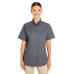 Ladies' Foundation 100% Cotton Short-Sleeve Twill Shirt with Teflon™