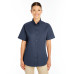 Ladies' Foundation 100% Cotton Short-Sleeve Twill Shirt with Teflon™