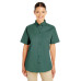 Ladies' Foundation 100% Cotton Short-Sleeve Twill Shirt with Teflon™