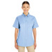 Ladies' Foundation 100% Cotton Short-Sleeve Twill Shirt with Teflon™