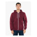 Unisex Salt And Pepper Hooded Zip Sweatshirt