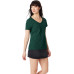 Ladies' 4.5 oz., 100% Ringspun Cotton nano-T® V-Neck T-Shirt