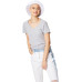 Ladies' 4.5 oz., 100% Ringspun Cotton nano-T® V-Neck T-Shirt