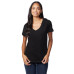 Ladies' 4.5 oz., 100% Ringspun Cotton nano-T® V-Neck T-Shirt