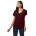 Ladies' 4.5 oz., 100% Ringspun Cotton nano-T® V-Neck T-Shirt