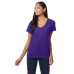 Ladies' 4.5 oz., 100% Ringspun Cotton nano-T® V-Neck T-Shirt
