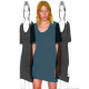 Ladies' Fine Jersey Short-Sleeve T-Shirt Dress