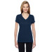 Ladies' 4.7 oz. Sofspun® Jersey Junior V-Neck T-Shirt