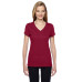 Ladies' 4.7 oz. Sofspun® Jersey Junior V-Neck T-Shirt
