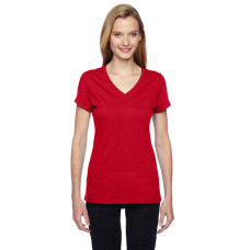Ladies' 4.7 oz. Sofspun® Jersey Junior V-Neck T-Shirt