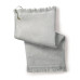 Fringed Fingertip Towel with Corner Grommet and Hook