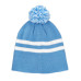 Striped Pom Beanie
