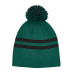 Striped Pom Beanie