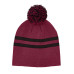 Striped Pom Beanie
